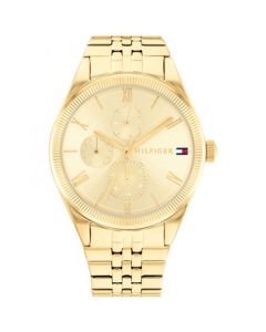 Women's Multifunction Gold-Tone Stainless Steel Bracelet Watch 38mm