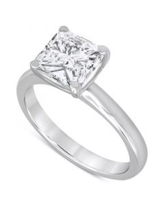 Certified Lab Grown Diamond Princess-Cut Solitaire Engagement Ring (5 ct. t.w.) in 14k Gold