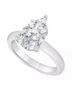 Certified Lab Grown Diamond Pear Solitaire Engagement Ring (5 ct. t.w.) in 14k Gold