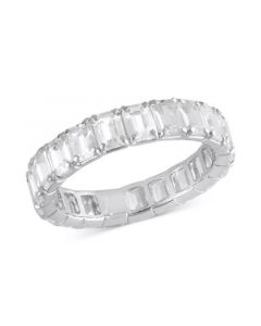 Certified Lab Grown Diamond Emerald-Cut Eternity Band (4 ct. t.w.) in 14k Gold