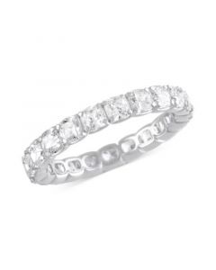 Certified Lab Grown Diamond Cushion-Cut Eternity Band (3 ct. t.w.) in 14k Gold