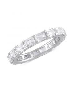 Certified Lab Grown Diamond Emerald-Cut Eternity Band (3 ct. t.w.) in 14k Gold