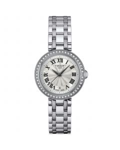 Women's Swiss Bellissima Diamond (1/5 ct. t.w.) Stainless Steel Bracelet Watch 26mm