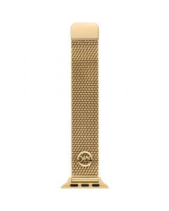 Unisex Gold-Tone Stainless Steel Mesh Band for Apple Watch, 38mm, 40mm, 41mm and 42mm, 44mm, 45mm, 49mm