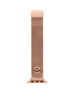 Unisex Rose Gold-Tone Stainless Steel Mesh Band for Apple Watch, 38mm, 40mm, 41mm and 42mm, 44mm, 45mm, 49mm