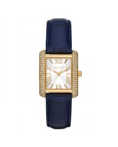 Women's Emery Three-Hand Navy Genuine Leather Watch 33mm x 27mm