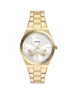 Women's Scarlette Quartz Gold-Tone Stainless Steel Bracelet Watch, 38mm