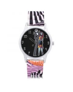 Children's Nightmare before Christmas Analog Black Silicone Strap Watch 32mm