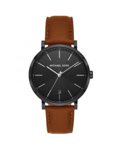 Men's Irving Three-Hand Brown Leather Watch 42mm