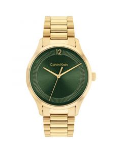 Unisex 3-Hand Gold-Tone Stainless Steel Bracelet Watch 40mm