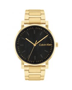 Men's 3-Hand Gold-Tone Stainless Steel Bracelet Watch 43mm