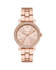 Women's Corey Three-Hand Rose Gold-Tone Alloy Watch 38mm