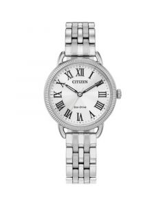 Eco-Drive Women's Stainless Steel Bracelet Watch 29mm