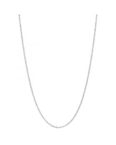 Crisscross Link 18" Chain Necklace in 14k Gold