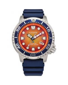 Eco-Drive Men's Promaster Blue Strap Watch 44mm