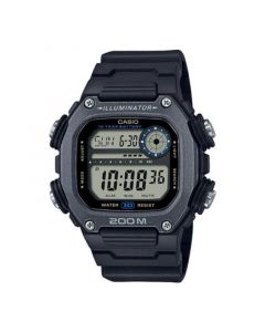 Men's Digital Black Resin Watch 50.4mm, DW291HX-1AV