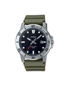 Men's Three-Hand Green Resin Watch 45mm, MTPVD01-3EV