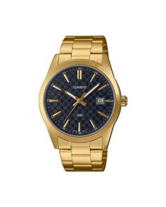 Men's Three-Hand Gold-Tone Stainless Steel Watch 41mm, MTPVD03G-1A