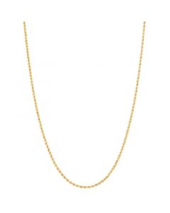 Children's Glitter Rope Chain in 14k Yellow Gold, 13"