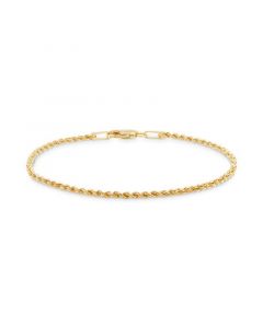 Children's Glitter Rope Bracelet in 14k Yellow Gold