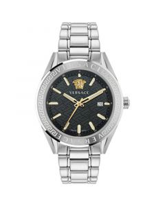 Men's Swiss V-Code Stainless Steel Bracelet Watch 42mm