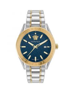 Men's Swiss V-Code Two Tone Bracelet Watch 42mm