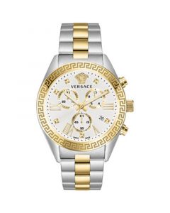 Women's Chronograph Greca Two Tone Bracelet Watch 40mm