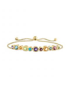 EFFY® Multi-Gemstone Bolo Bracelet (2-7/8 ct. t.w.) in 14k Gold