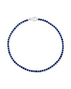 EFFY® Sapphire Tennis Bracelet (2-3/4 ct. t.w.) in Sterling Silver