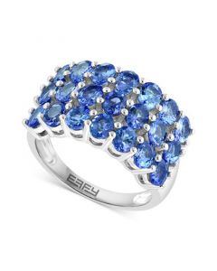 EFFY® Tanzanite Matrix Cluster Ring (2-5/8 ct. t.w.) in Sterling Silver