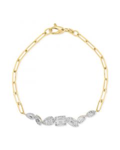 EFFY® Diamond Link Bracelet (3/4 ct. t.w.) in 14k Gold