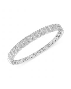 EFFY® Diamond Bangle Bracelet (2 ct. t.w.) in 14k White Gold