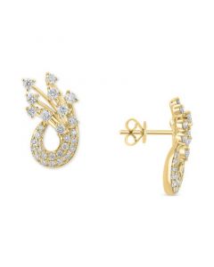 EFFY® Diamond Spray Drop Earrings (1-1/3 ct. t.w.) in 14k Gold