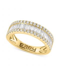 EFFY® Diamond Band Ring (7/8 ct. t.w.) in 14k Gold