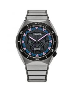 Eco-Drive Men's Marvel Black Panther Super Titanium Bracelet Watch 41mm