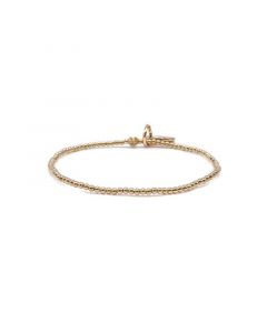 Non-Tarnishing Gold filled, 2mm Gold Ball Stretch Bracelet