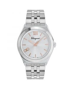 Men's Swiss Vega Stainless Steel Bracelet Watch 40mm