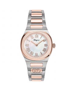 Women's Swiss Elliptical Two-Tone Stainless Steel Bracelet Watch 28mm