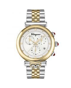 Women's Swiss Chronograph Ora Two-Tone Stainless Steel Bracelet Watch 40mm