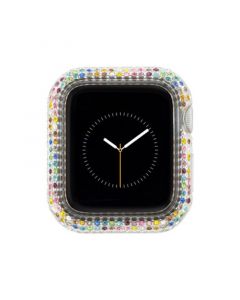 Clear Bumper with Rainbow Crystals for 40mm Apple Watch