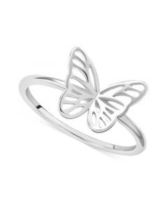 Openwork Butterfly Ring in Sterling Silver, Created for Macy's