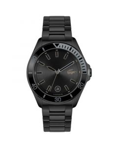 Men's Tiebreaker Black Silicone Strap Watch 43mm