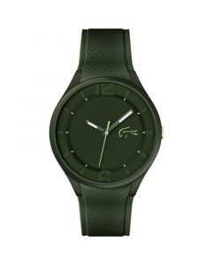 Men's Ollie Green Silicone Strap Watch 44mm