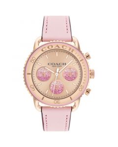 Women's Cruiser Blush Leather Strap Watch, 37mm