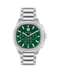 Men's Chronograph Spectre Stainless Steel Bracelet Watch 44mm