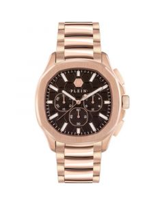 Men's Chronograph Spectre Rose Gold Ion-Plated Bracelet Watch 44mm