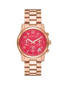 Women's Runway Quartz Chronograph Rose Gold-Tone Stainless Steel Watch 38mm