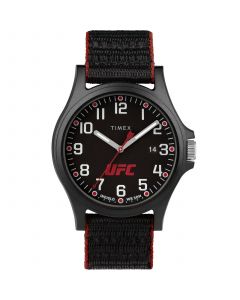 UFC Men's Quartz Apex Fabric Black Watch, 40mm