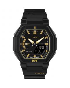 UFC Men's Quartz Colossus Resin Black Watch, 45mm