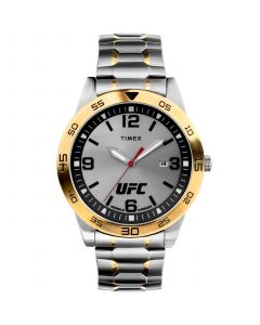 UFC Men's Quartz Legend Stainless Steel Two-Tone Watch, 42mm